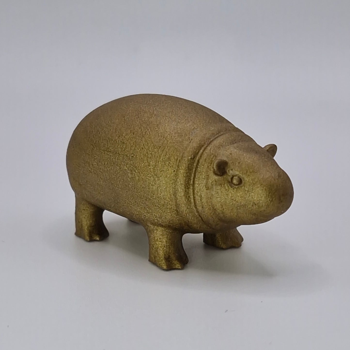 The Golden Moo Deng - Miniature Sculpture